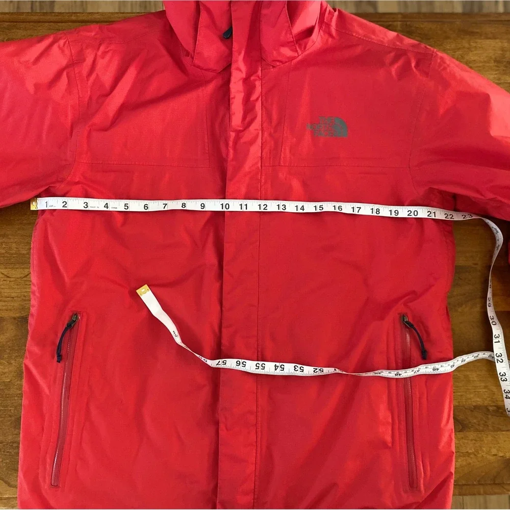 The North Face Mens Gore-Tex Primaloft Insulated Jacket Red Hooded Medium